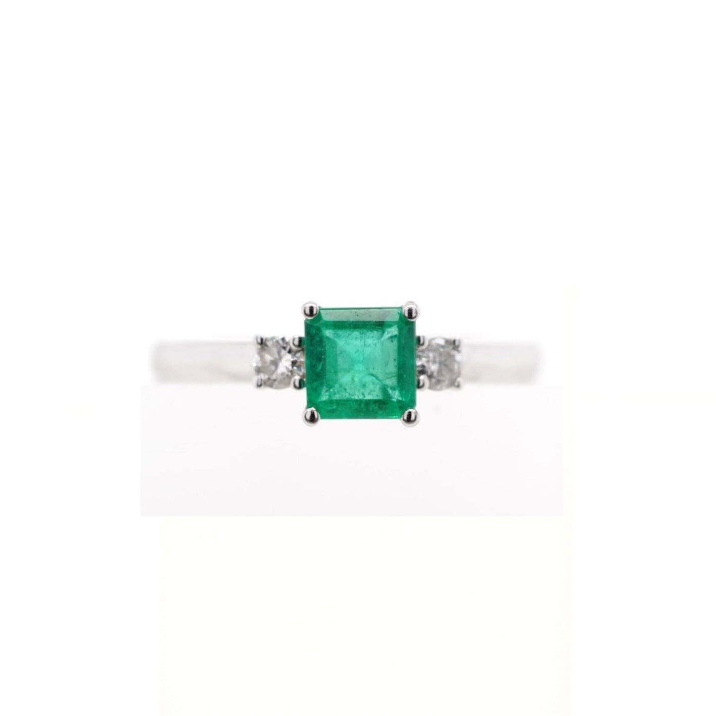 Emerald and Diamonds Ring