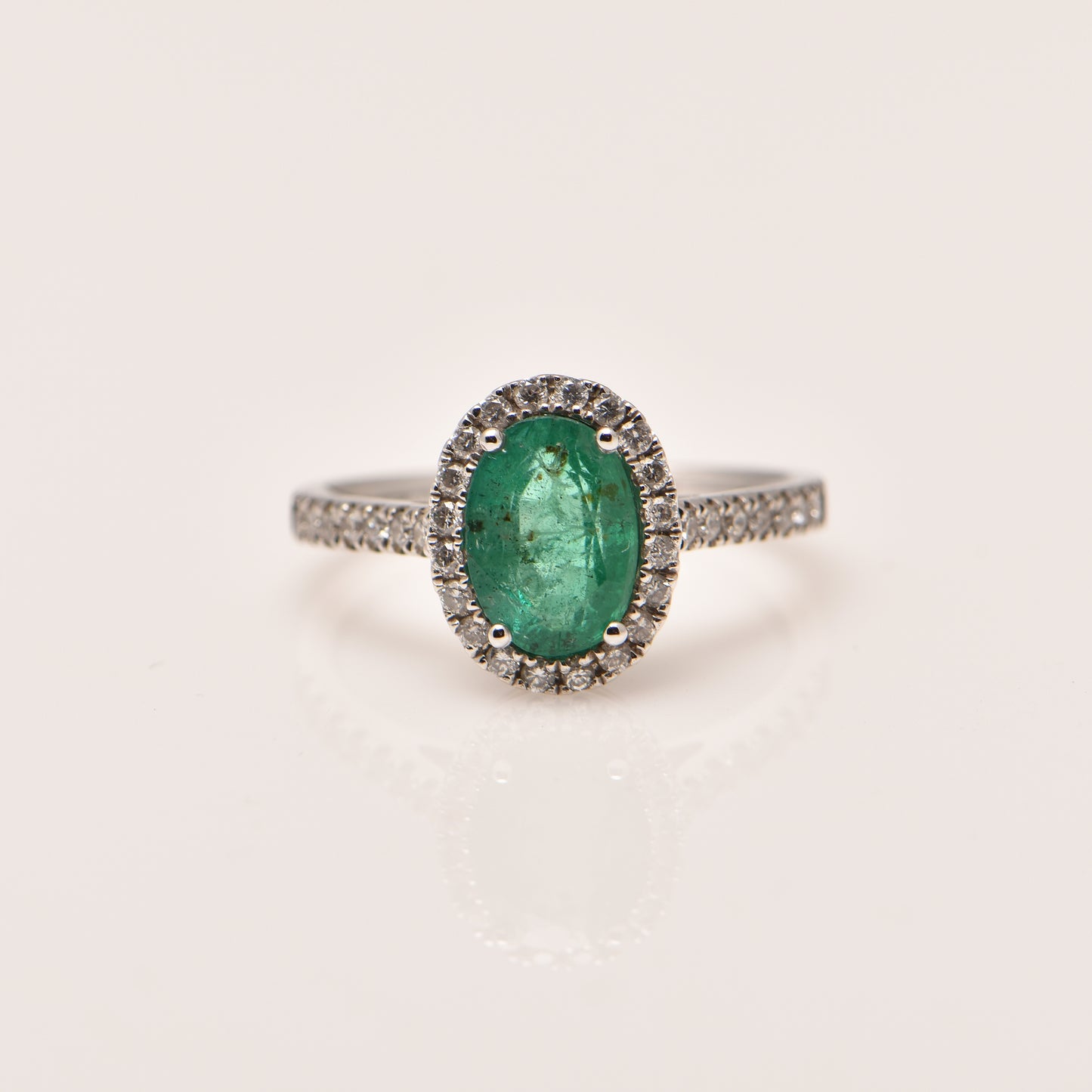 Emerald and Diamond Ring
