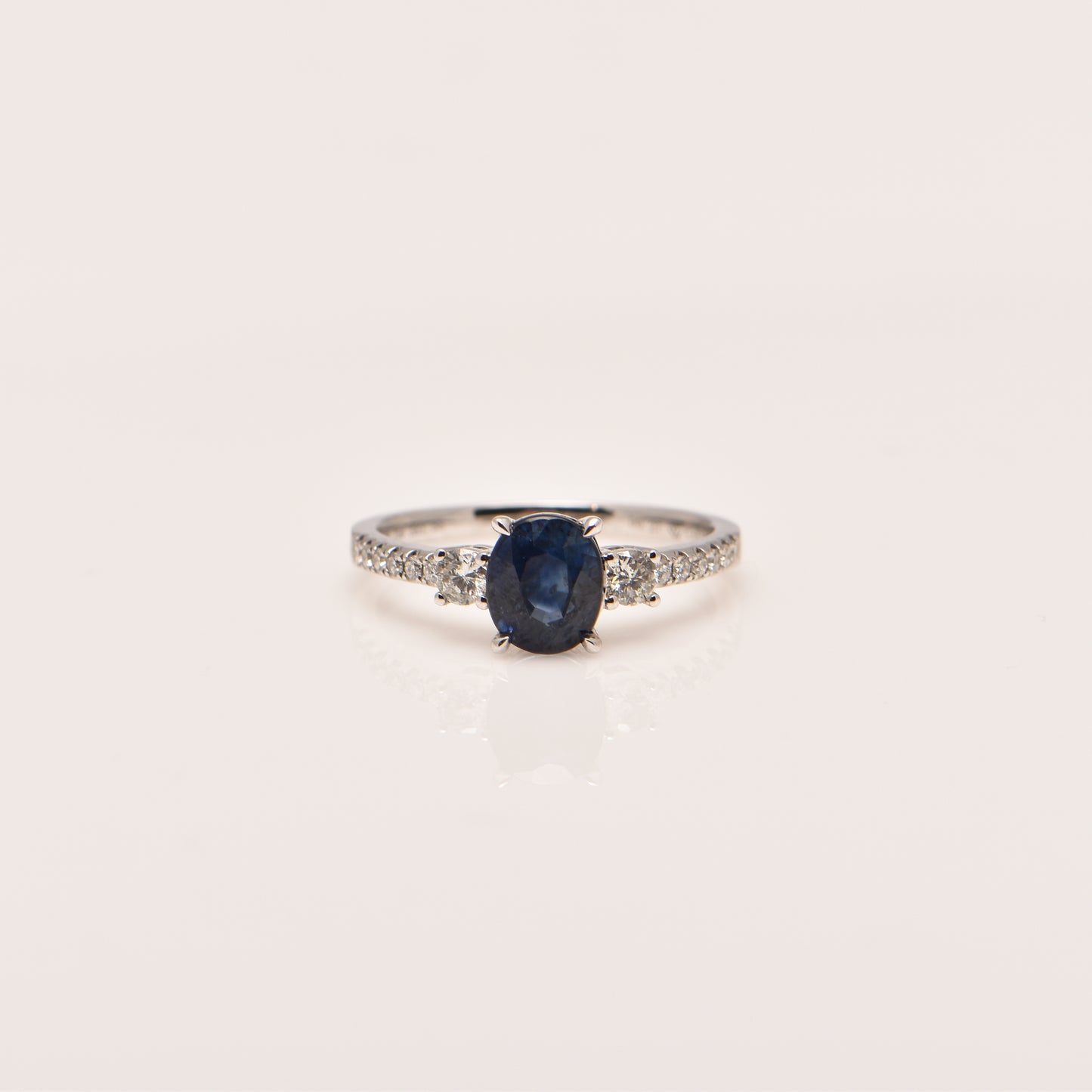 Ceylon Sapphire and Diamond Ring