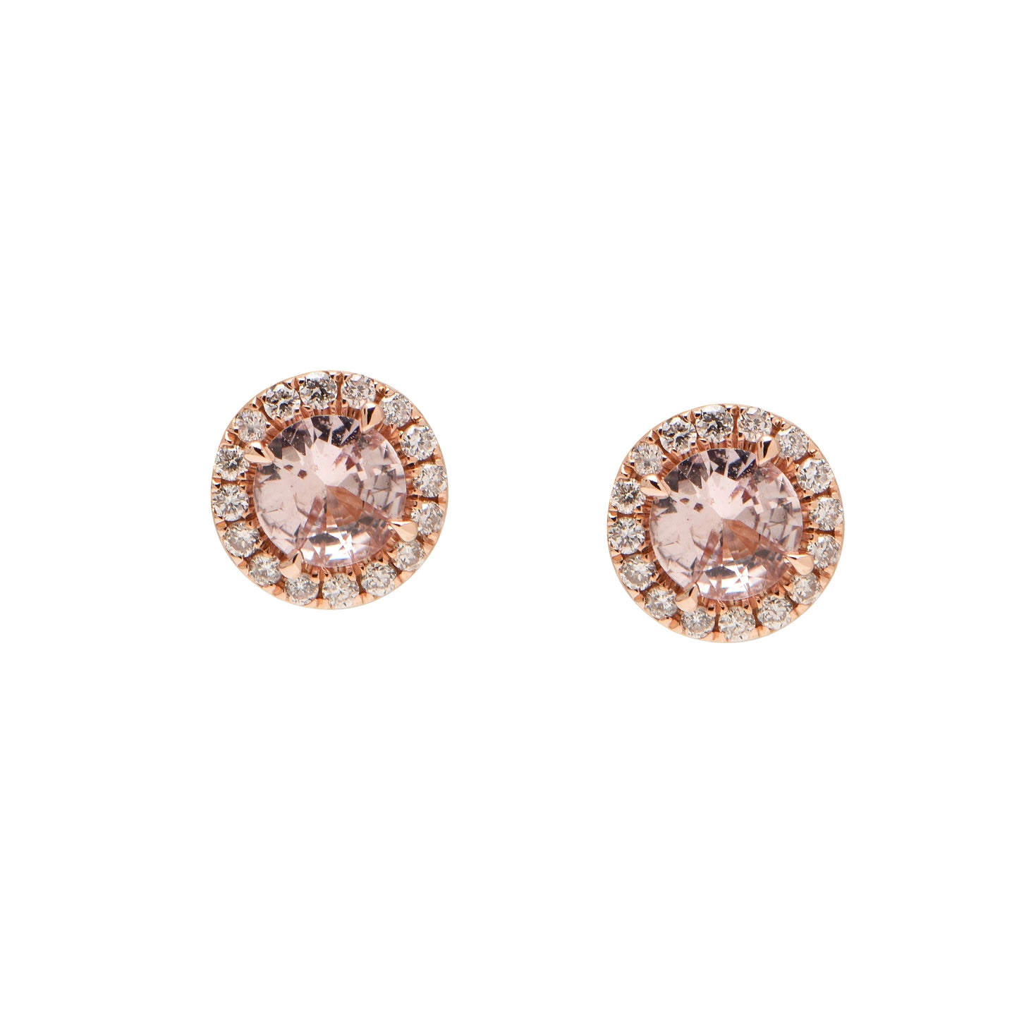 Unheated Sapphire and Diamond Earrings