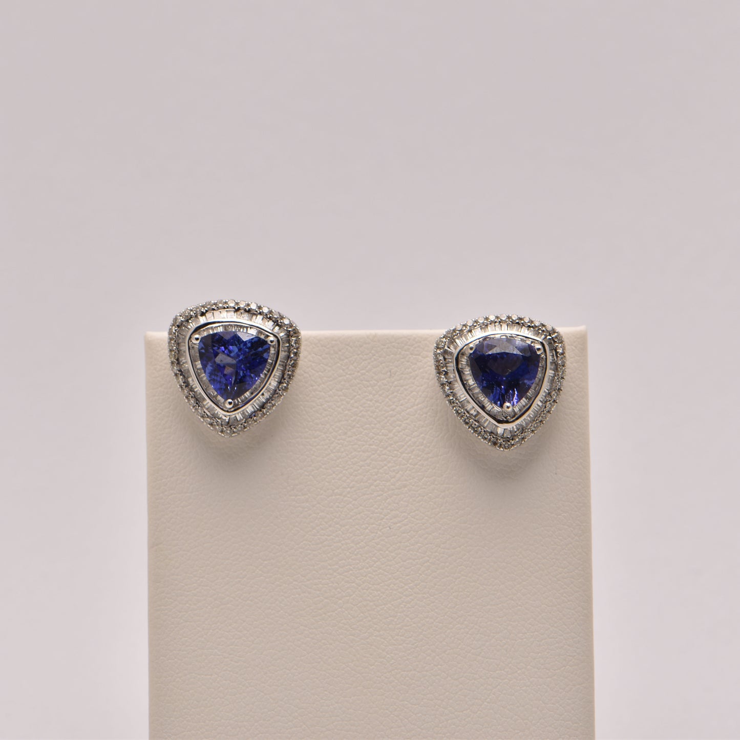 Tanzanite and Diamond Earrings