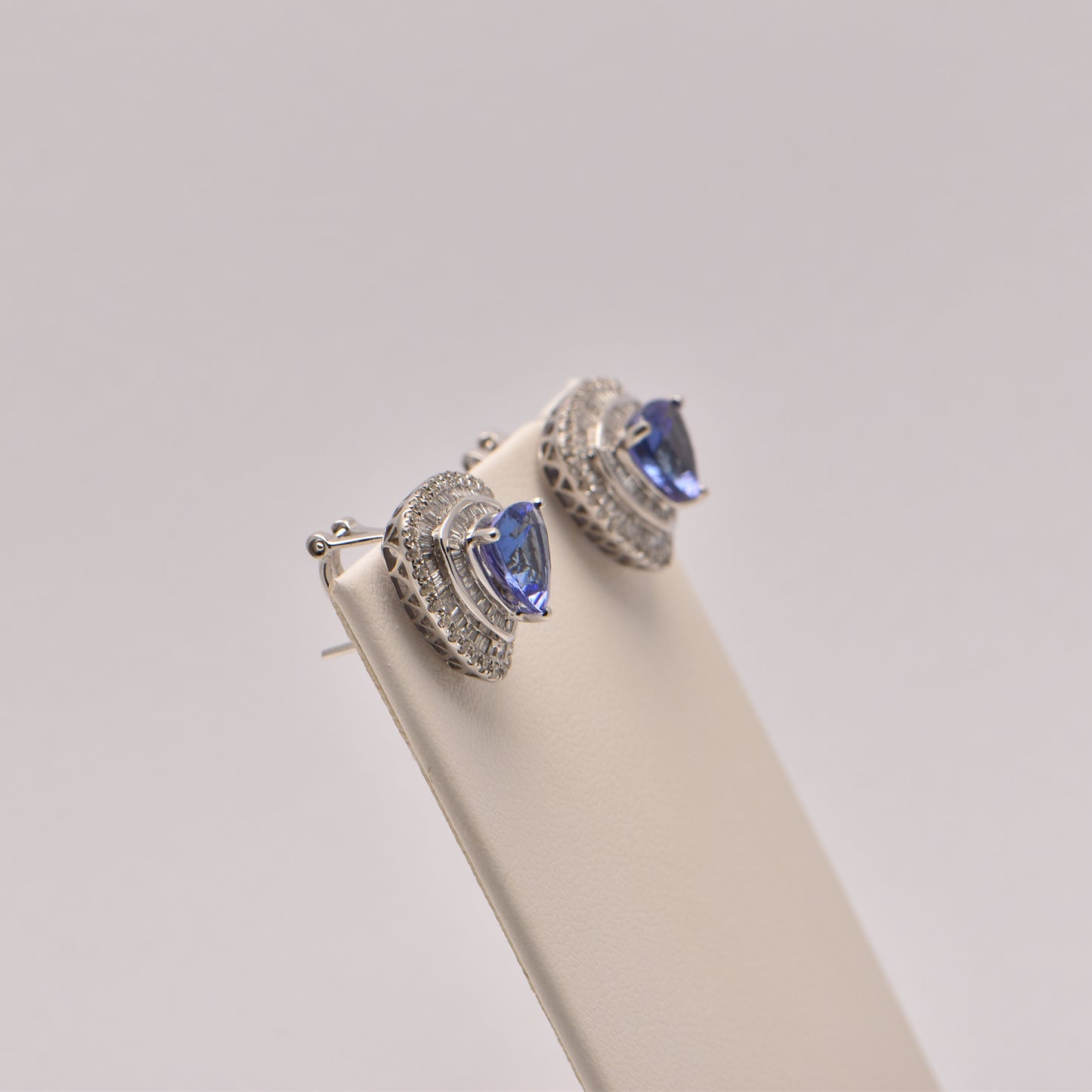 Tanzanite and Diamond Earrings