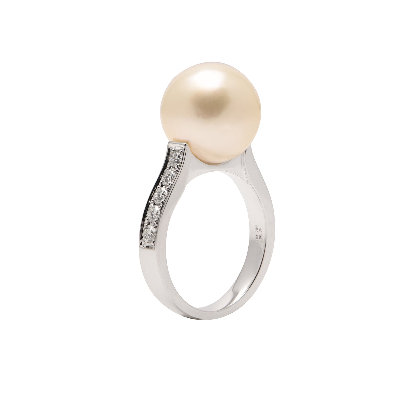 South Sea Pearl and Diamond Ring