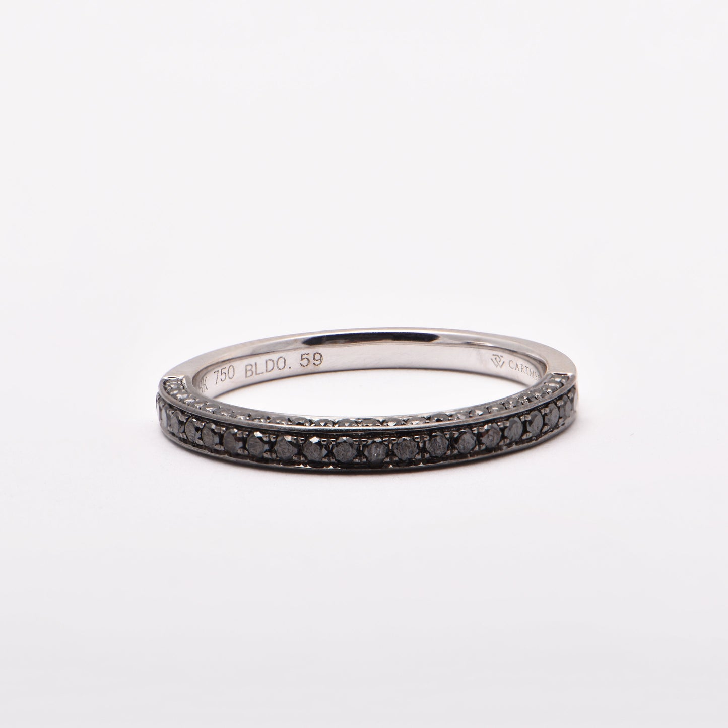 Black Diamond Ring in 18ct Gold