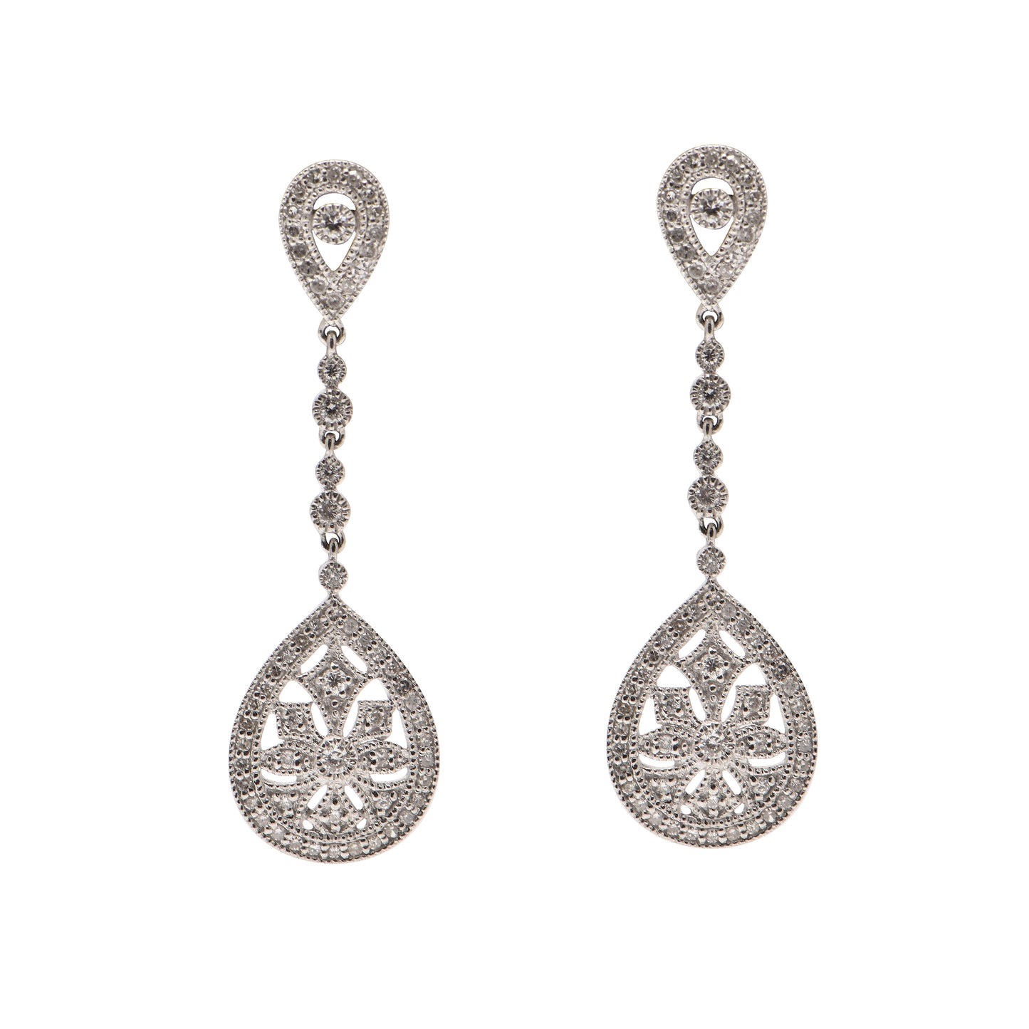 Diamond Drop Earrings