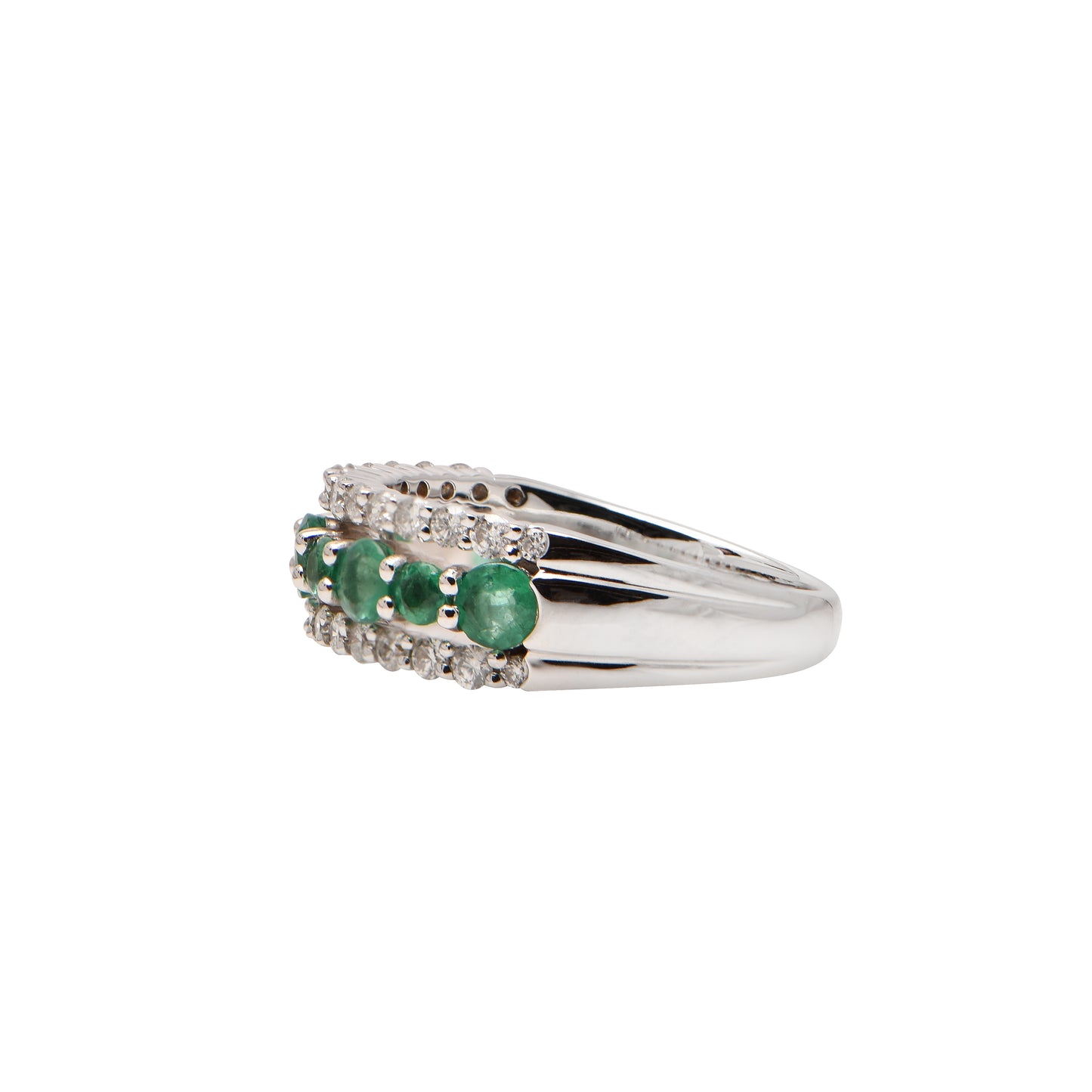 Emerald and Diamond Ring
