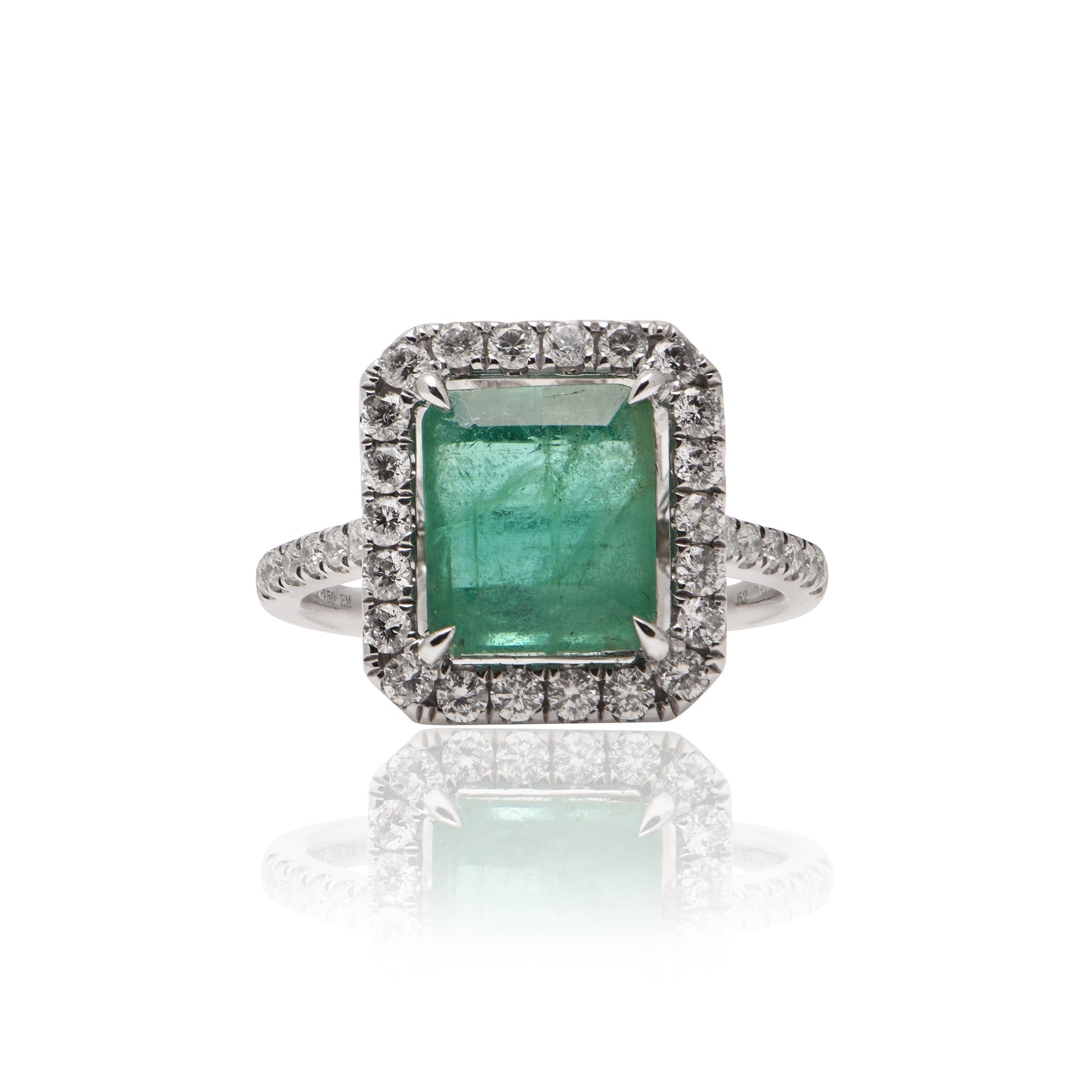 Emerald and Diamond Ring
