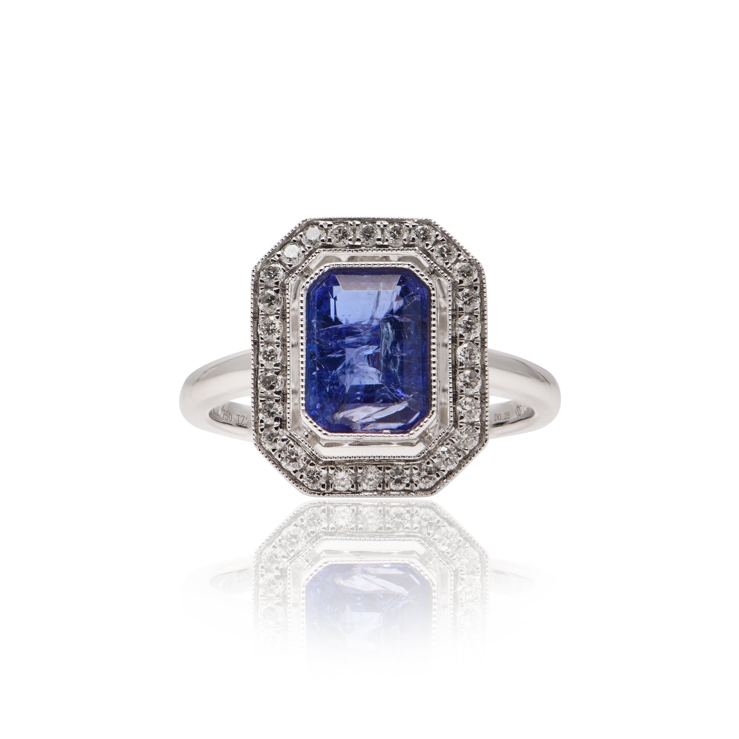 Tanzanite and Diamond Ring