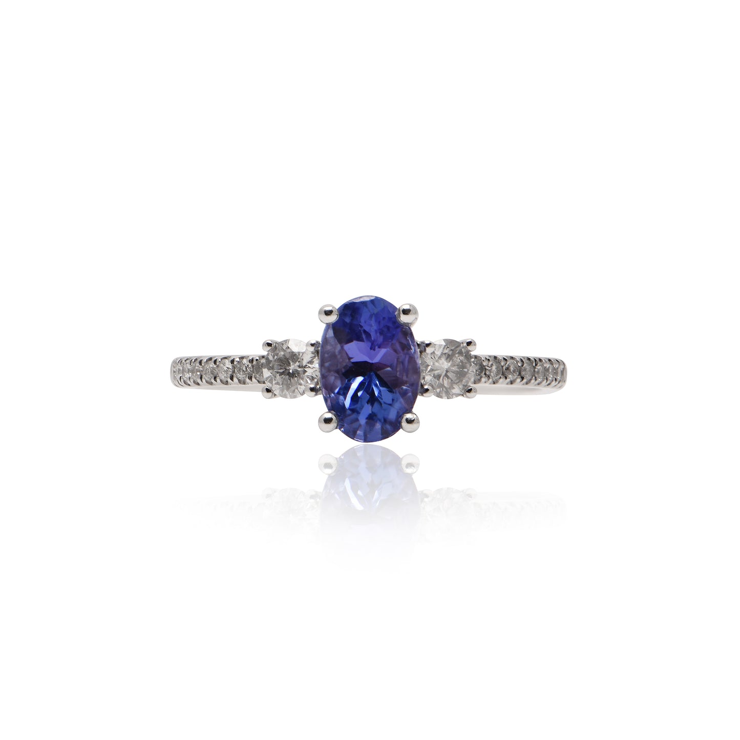 Tanzanite and Diamond Ring