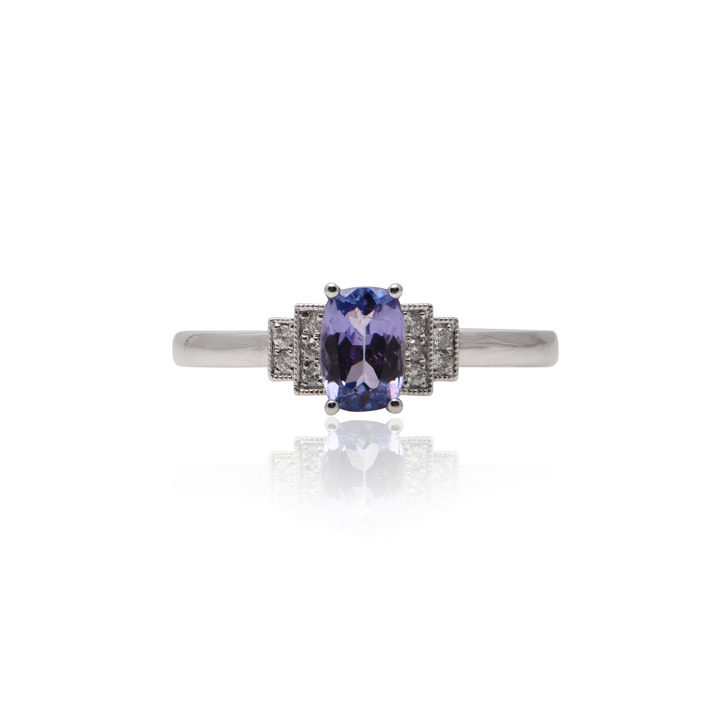 Tanzanite and Diamond Ring
