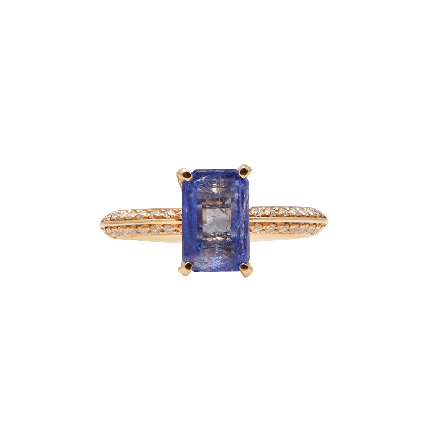 Tanzanite and Diamond Ring