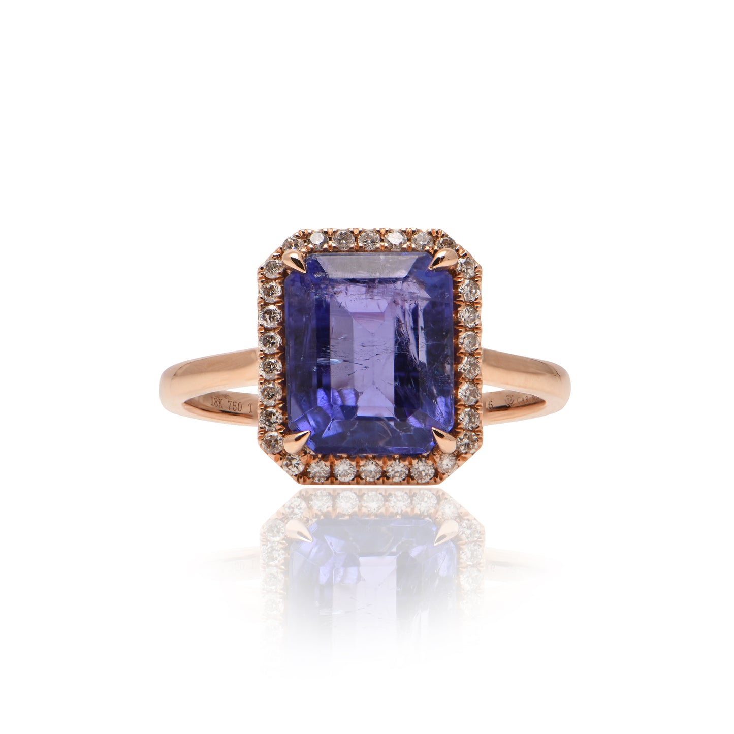 Tanzanite and Diamond Ring