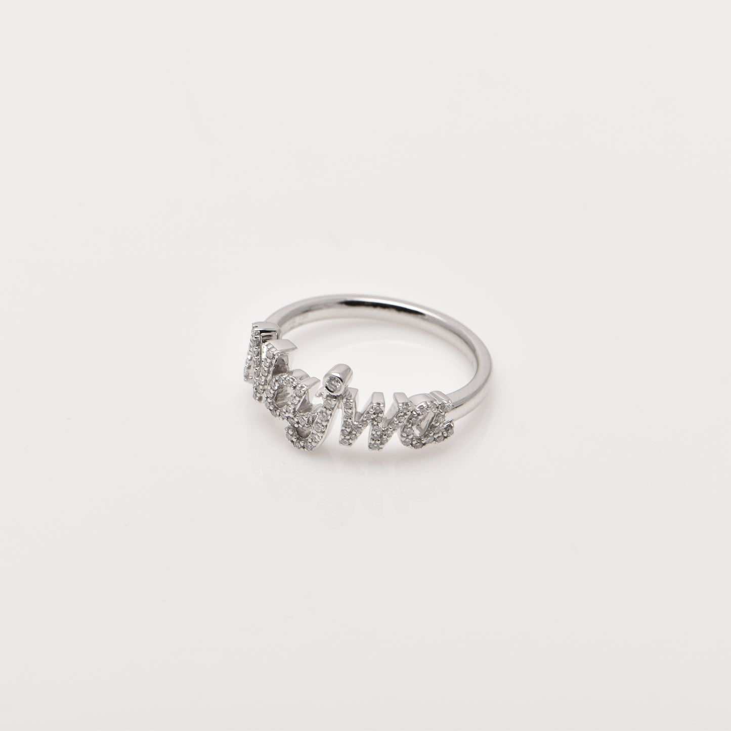 Diamond Name Ring "Make Your Own"