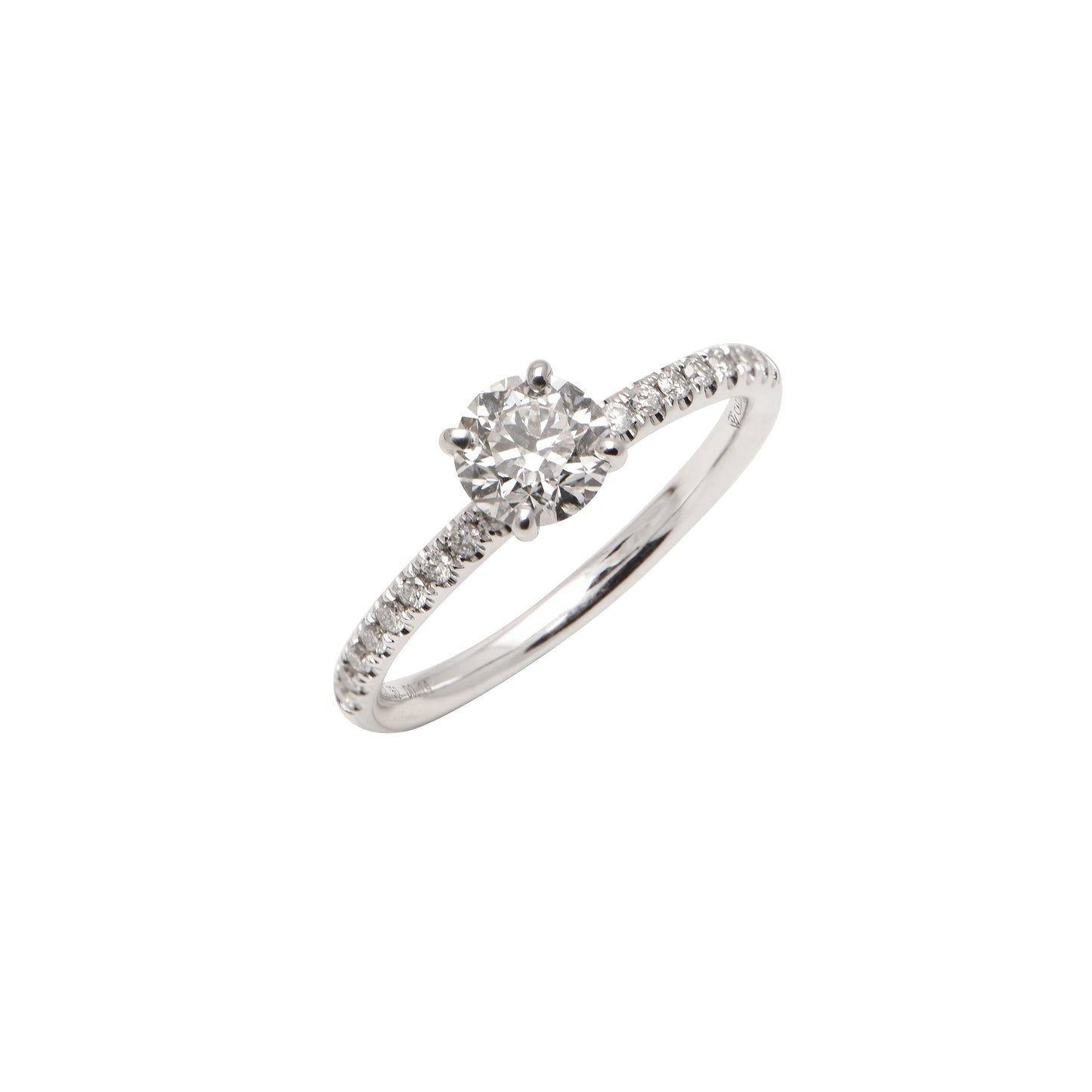 Natalia 0.50ct-1.50ct Round Natural Diamond Engagement Ring - GIA Certified