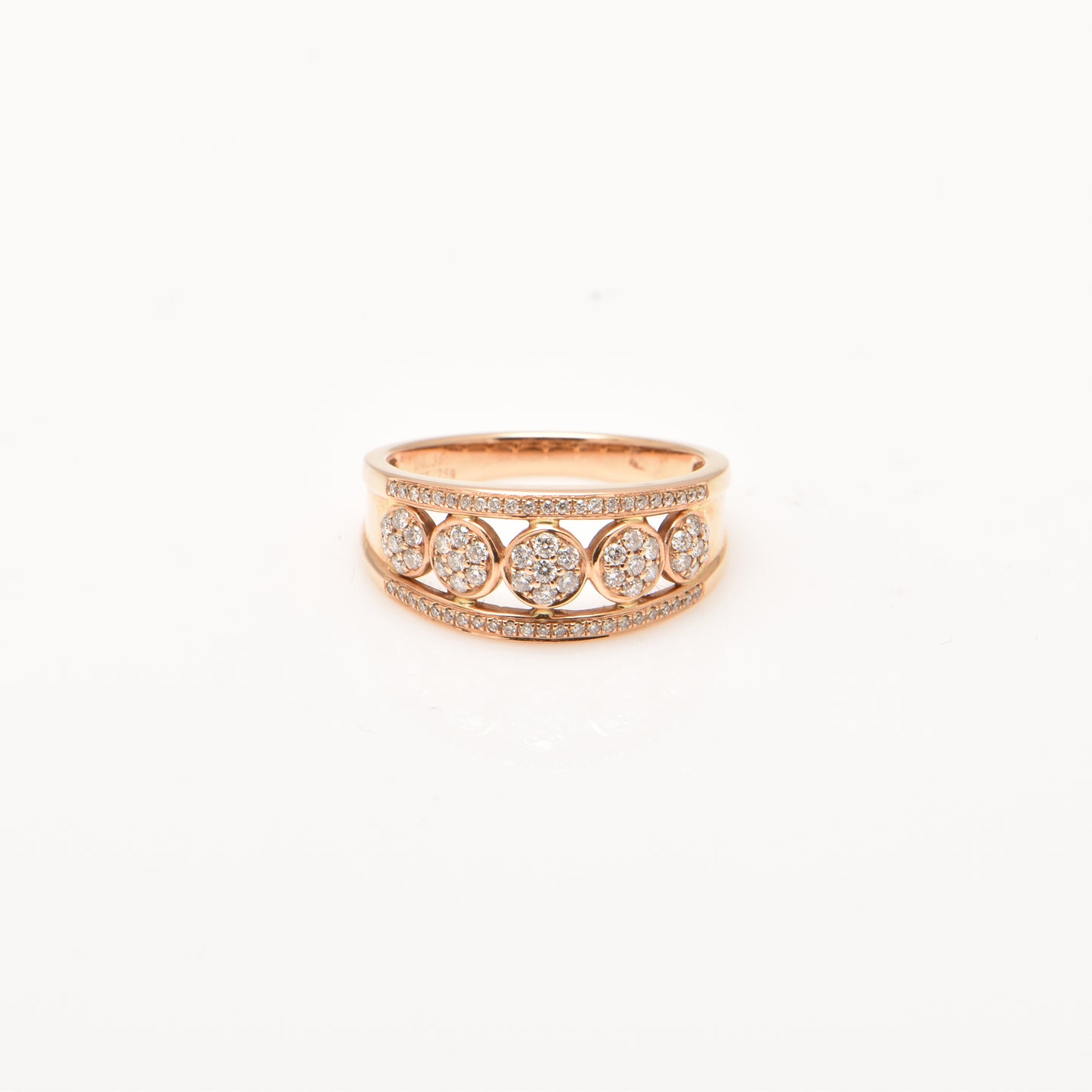 Diamond Dress Ring in 18ct Rose Gold