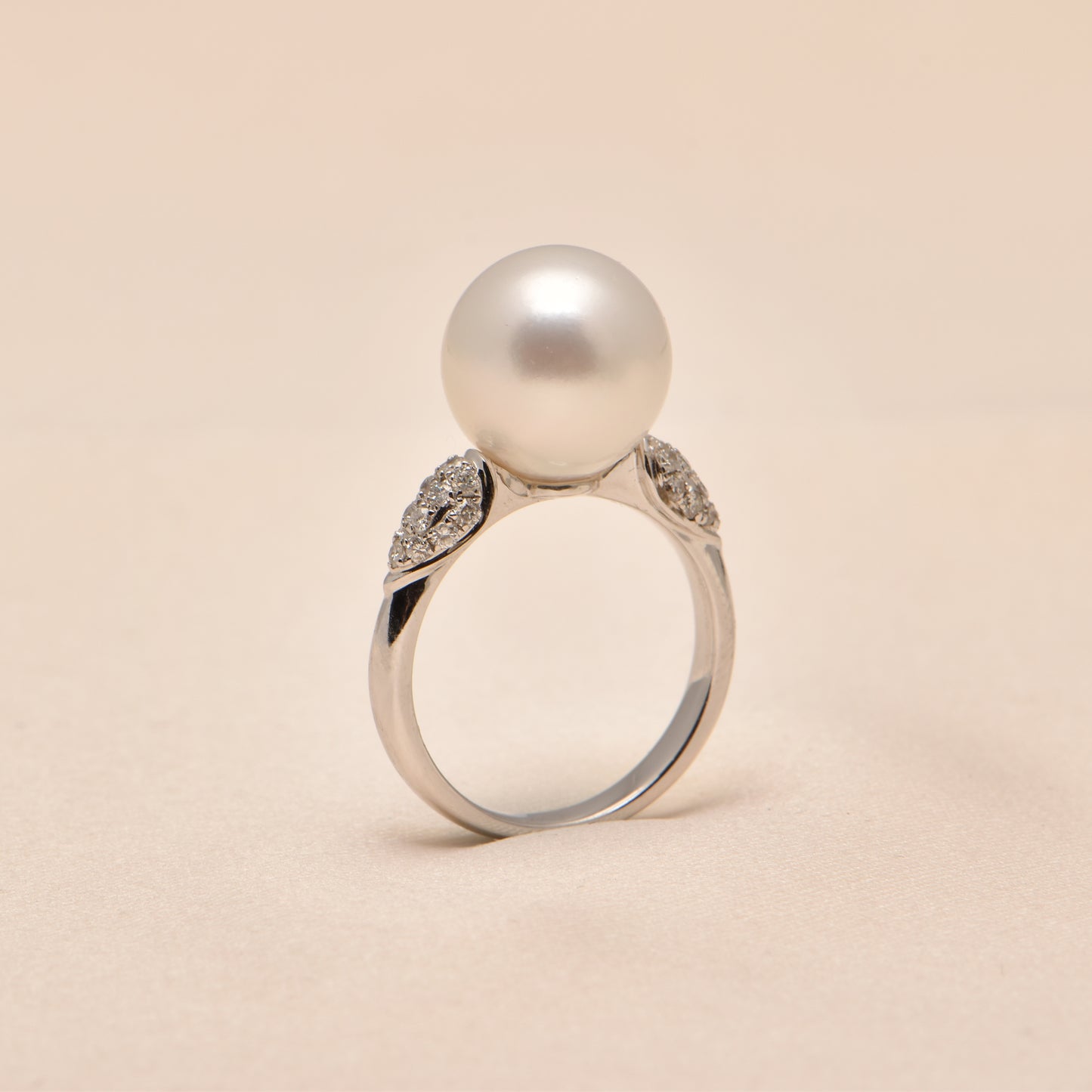 South Sea Pearl and Diamond Ring