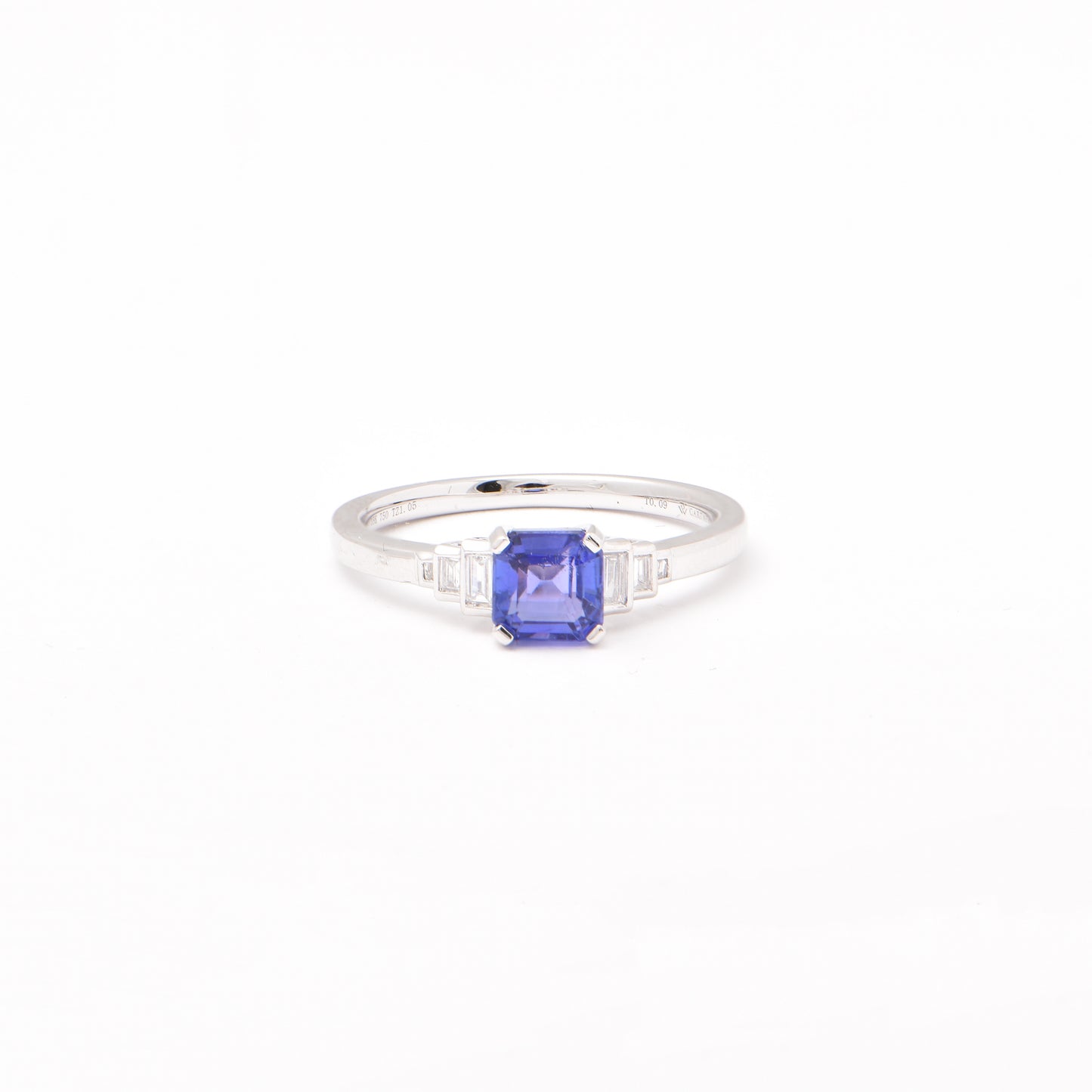 Tanzanite and Diamond Ring In 18ct Gold