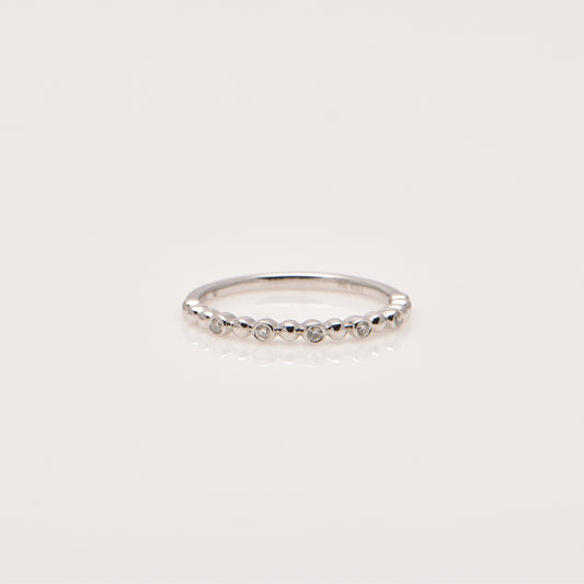 Diamond Wedding Ring or Dress Ring in 18ct White Gold