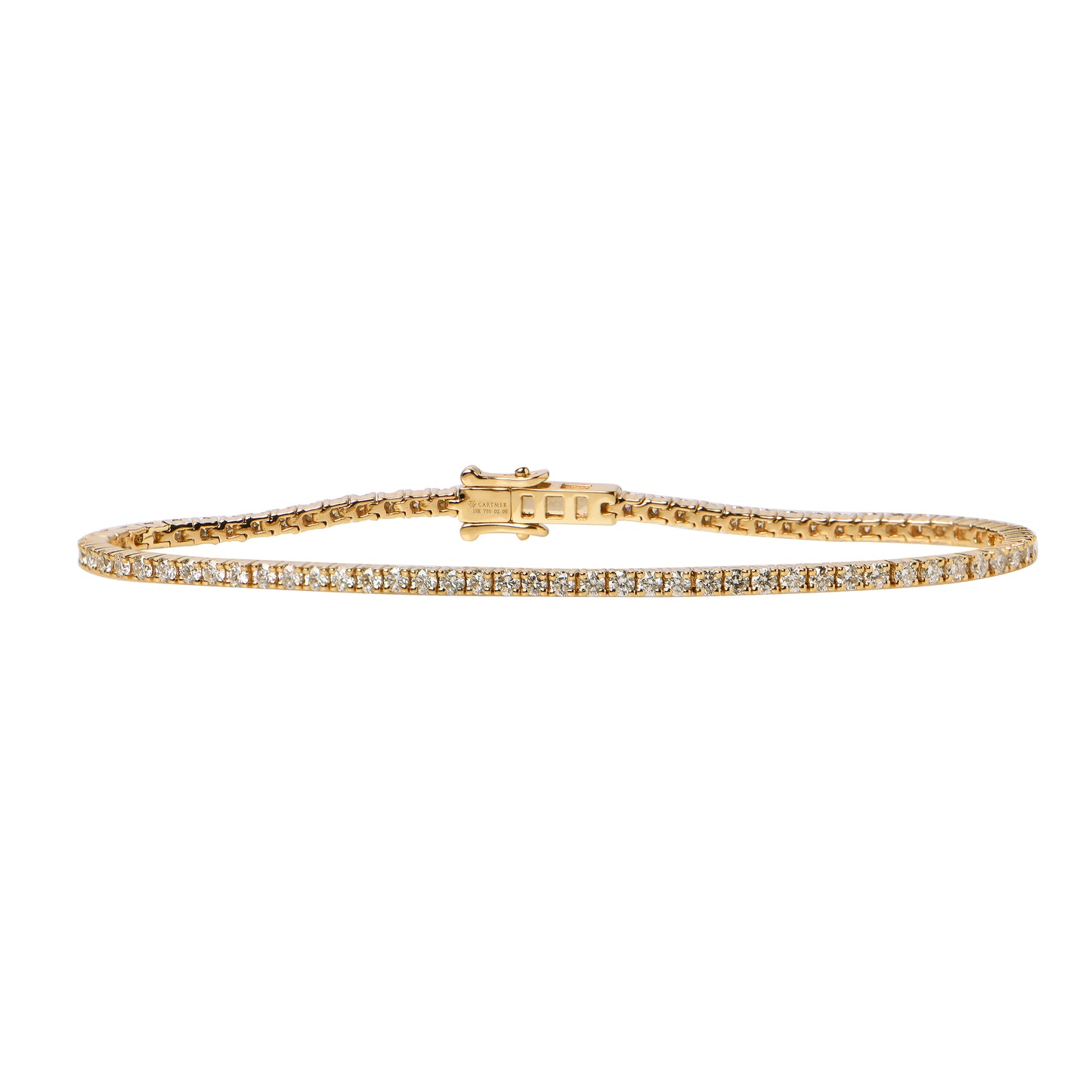 4.80ct to 6.00ct Diamond Tennis Bracelet in 18ct White, Yellow or Rose Gold