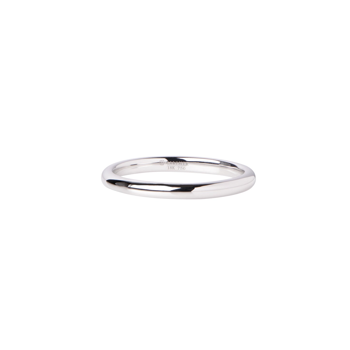 Wedding Band in 18ct Gold 2.2mm Wide