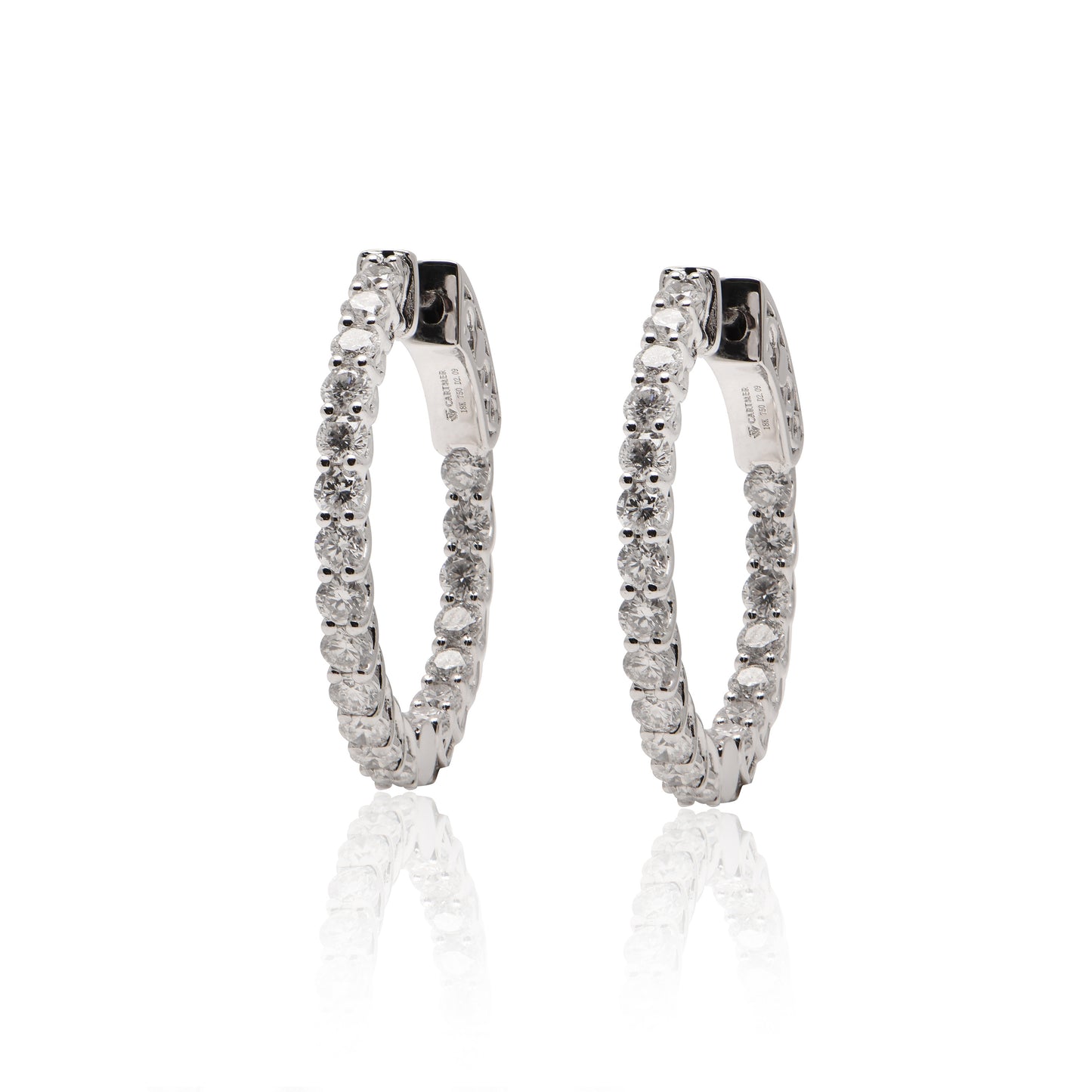 Diamond Hoop earrings