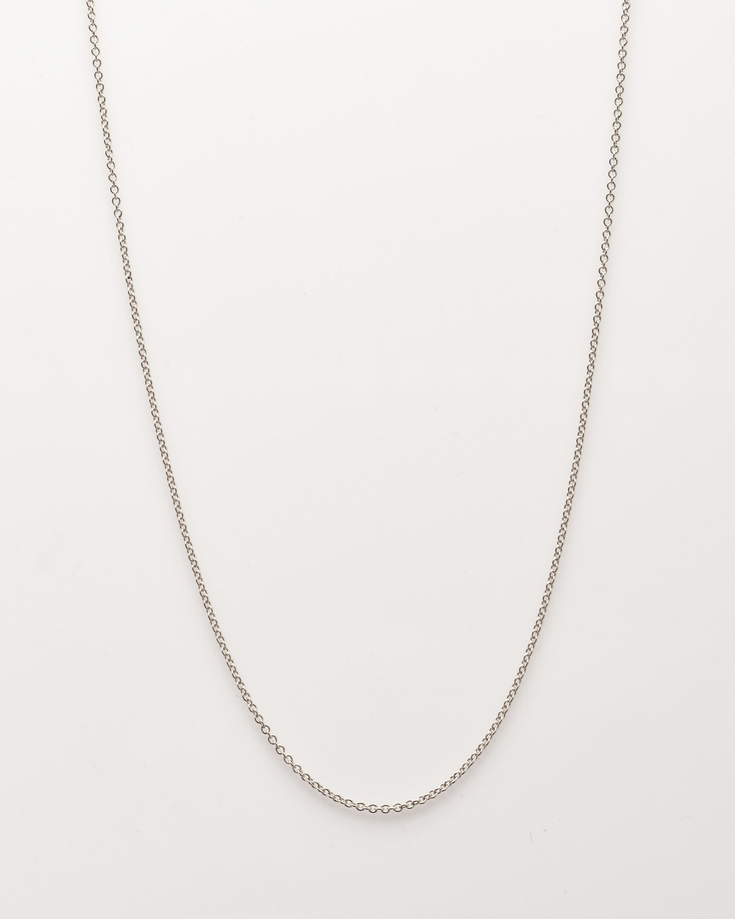 Fine Necklace Chain in 18ct White Gold
