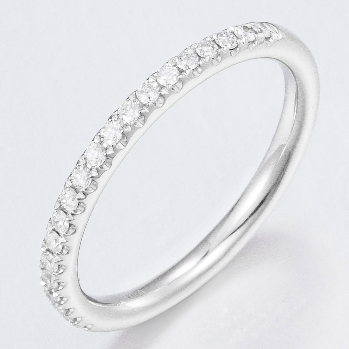 Diamond Band Wedding Ring in Platinum