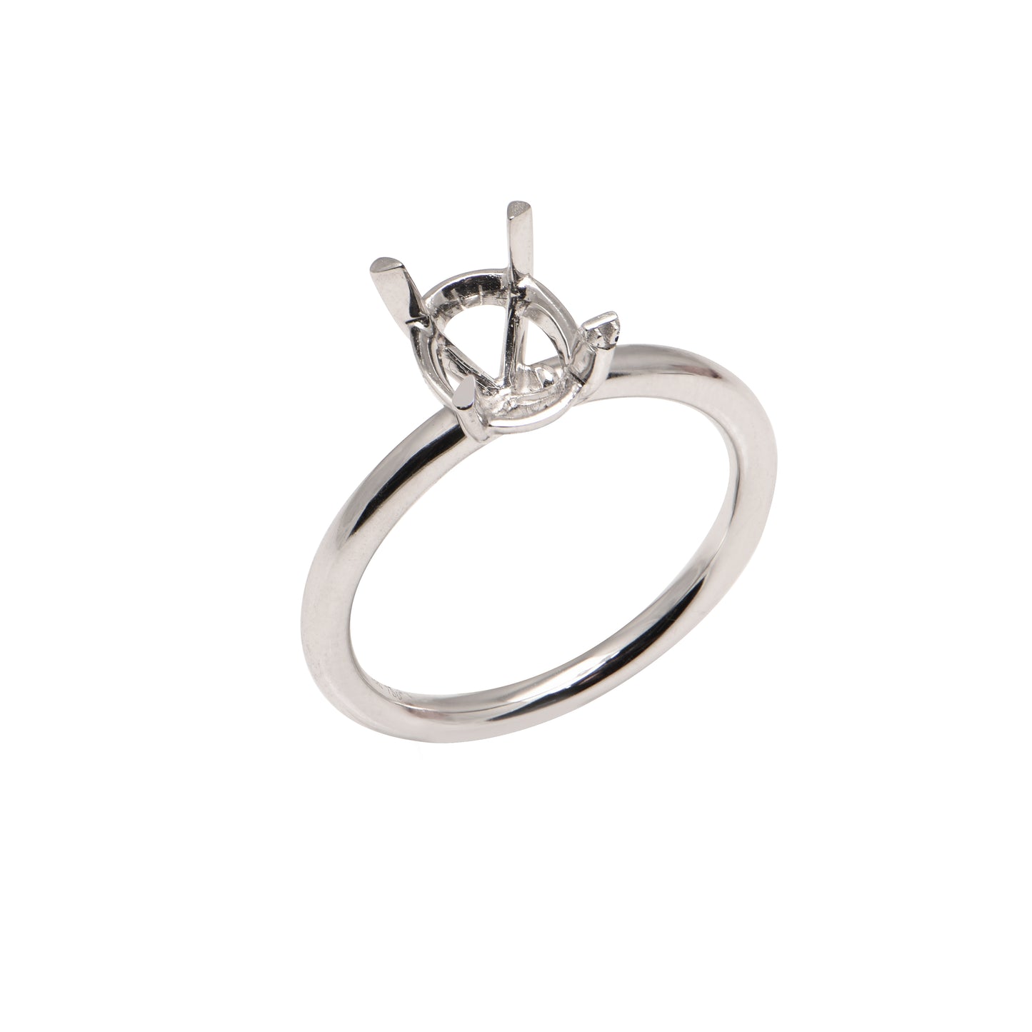 Engagement Setting for Oval 1.50ct Size, 4 claw