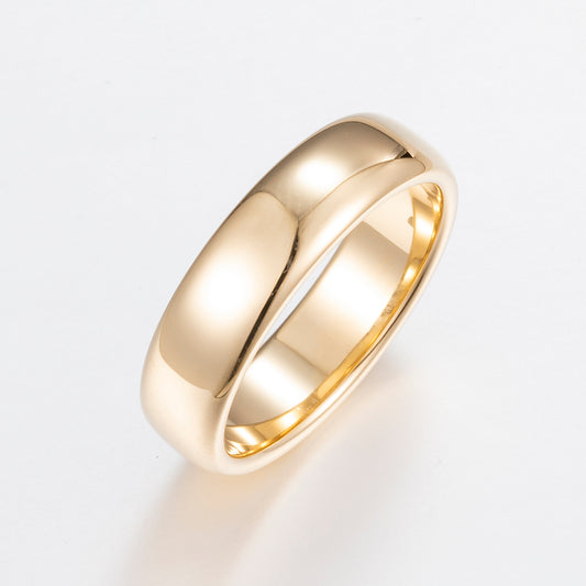 Classic Gold Wedding Band 5mm Wide x 1.6mm Thick