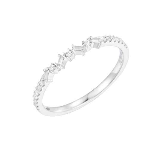 Taper Baguette Diamond Ring