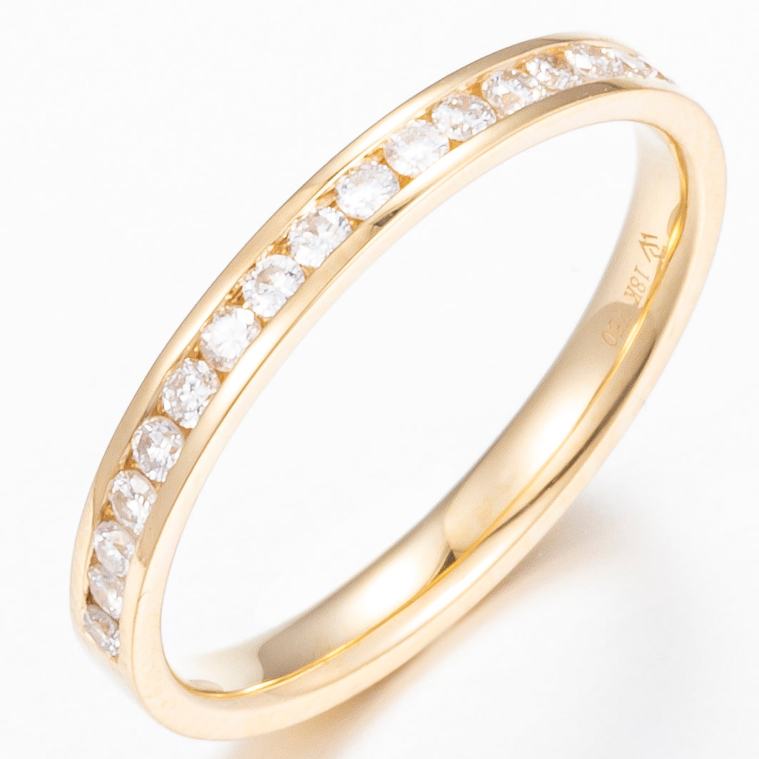 Channel Set Diamond Wedding Ring