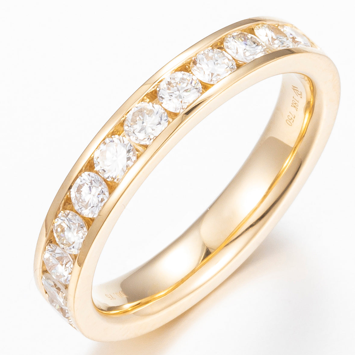 Channel Set Diamond Wedding Ring