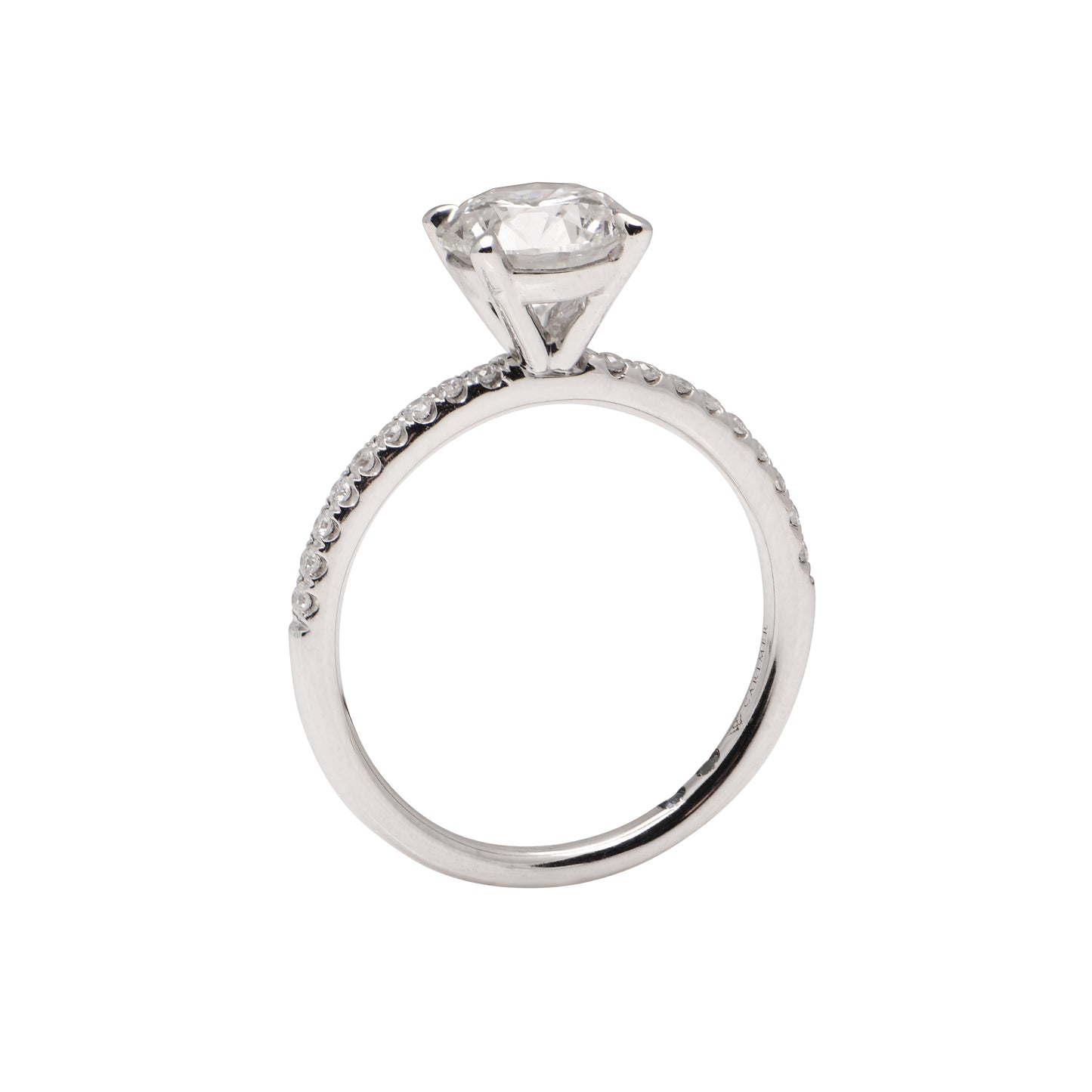 Natalia 0.50ct-1.50ct Round Natural Diamond Engagement Ring - GIA Certified