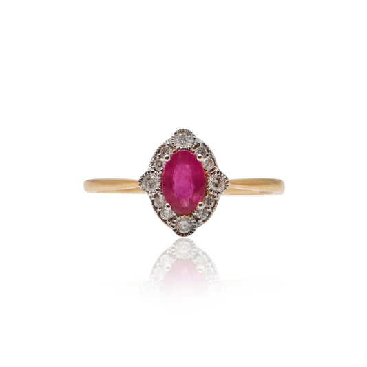 Ruby and Diamond Ring