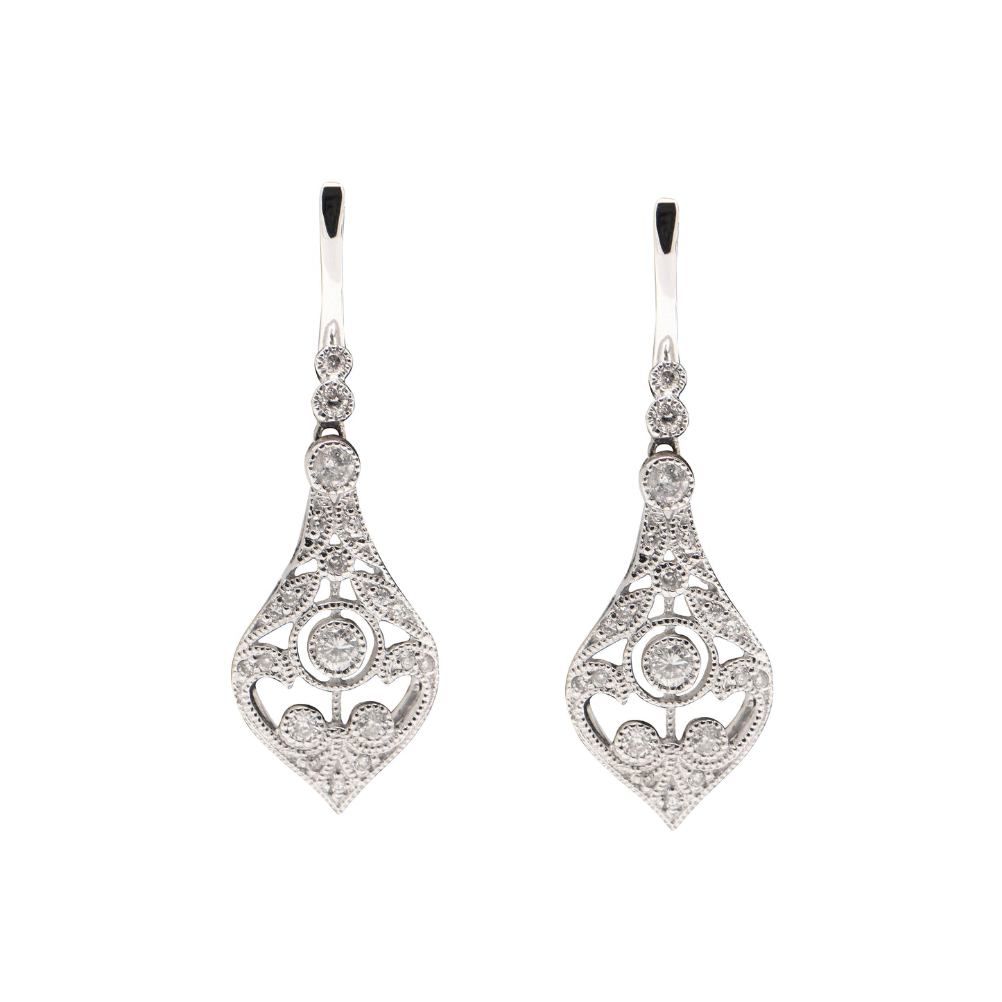 Art Deco Diamond Earrings