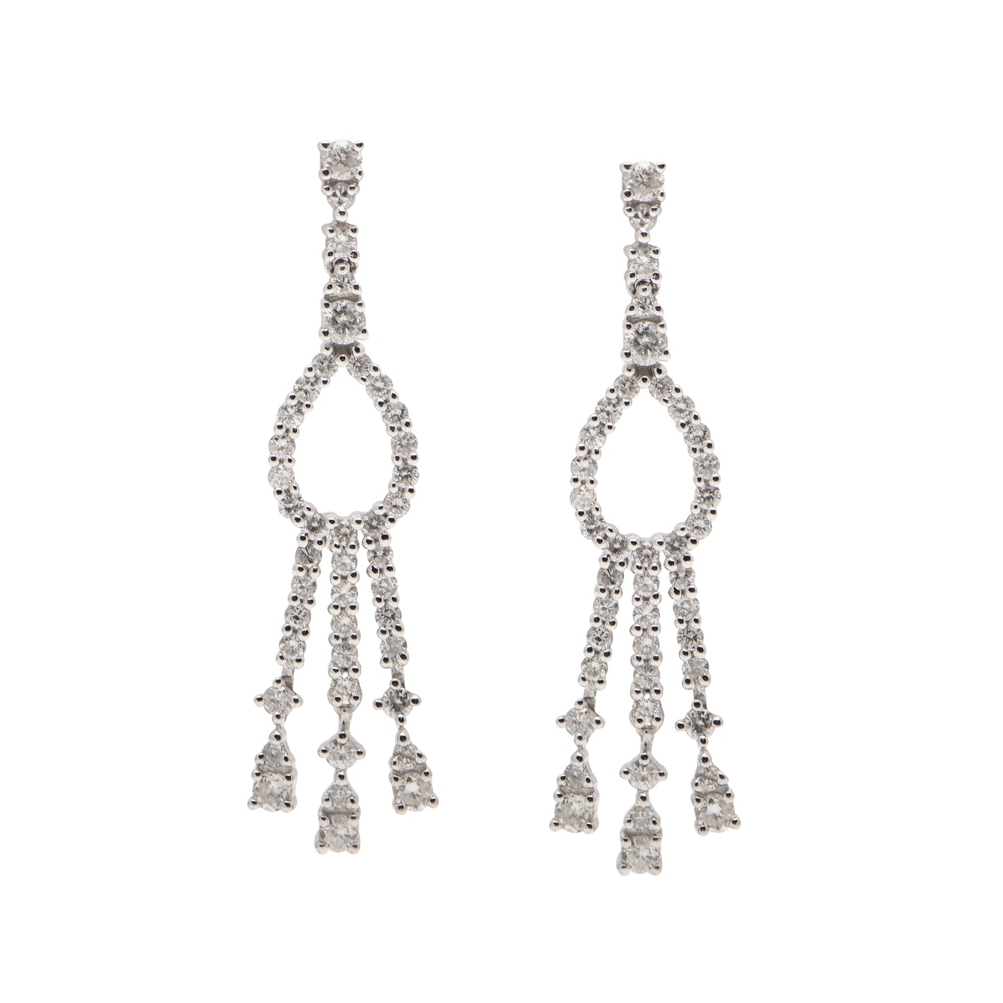 Diamond Drop Earrings