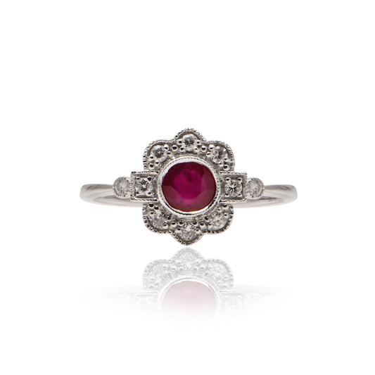 Ruby and Diamond Ring