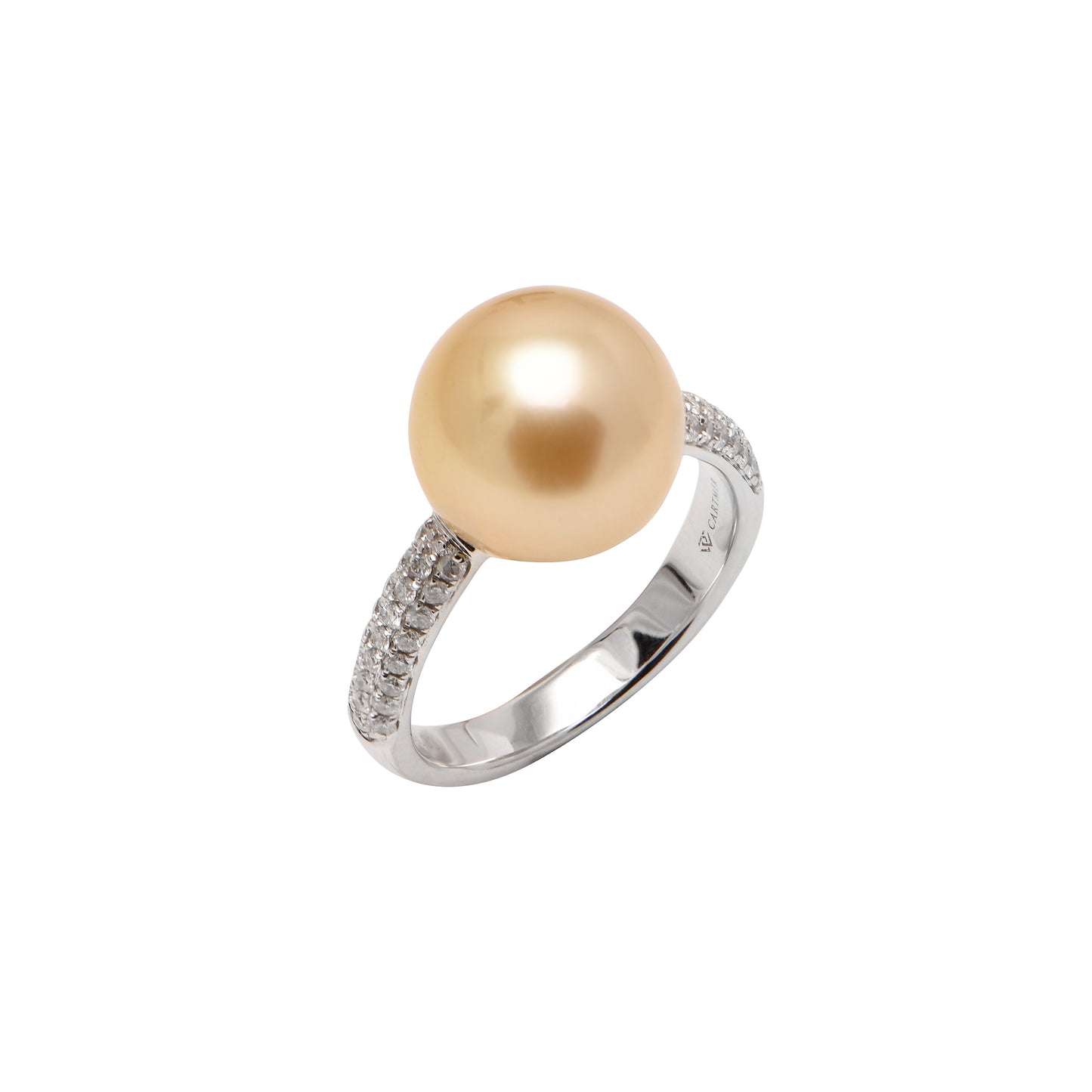 South Sea Pearl and Diamond Ring