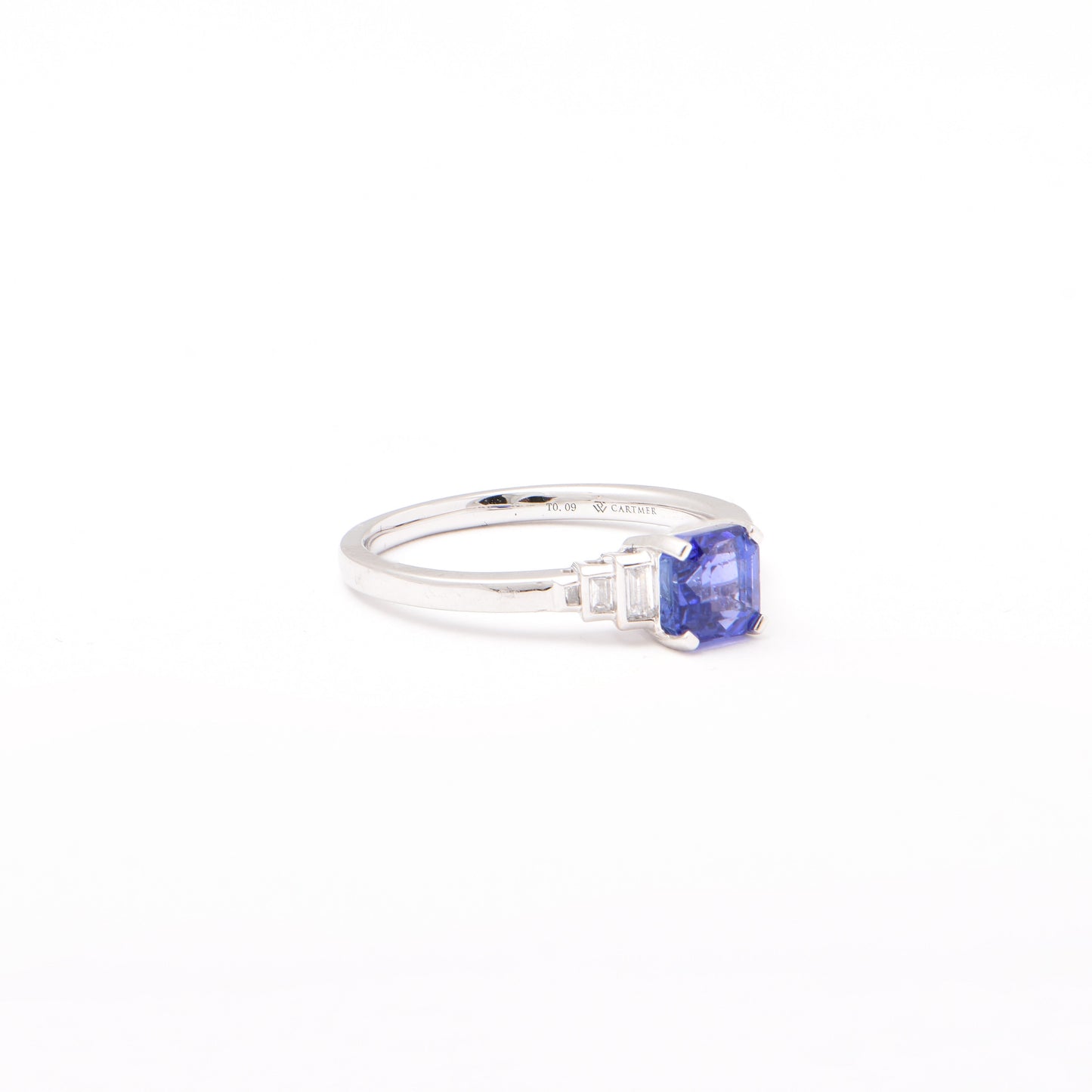 Tanzanite and Diamond Ring In 18ct Gold