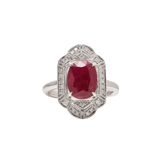 Ruby and Diamond Ring