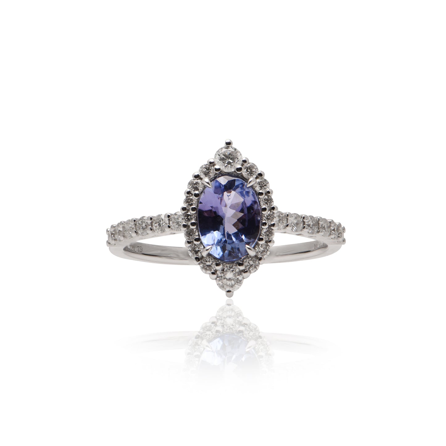 Tanzanite and Diamond Ring