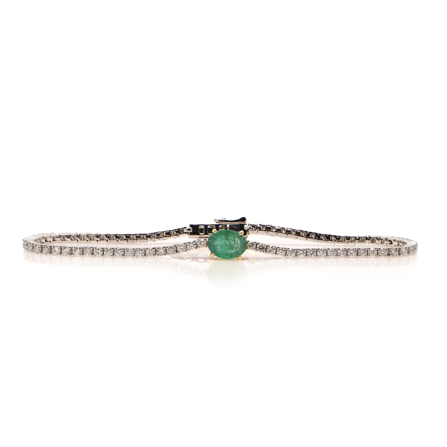 Emerald and Diamond Bracelet