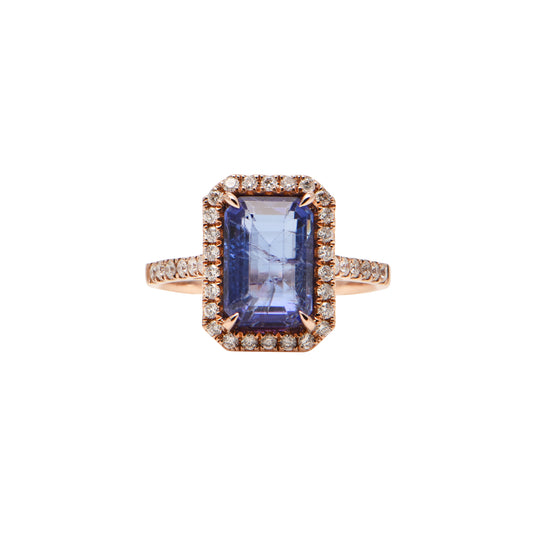 Tanzanite and Diamond Ring