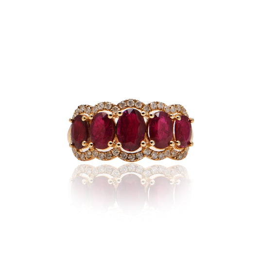 Ruby and Diamond Ring