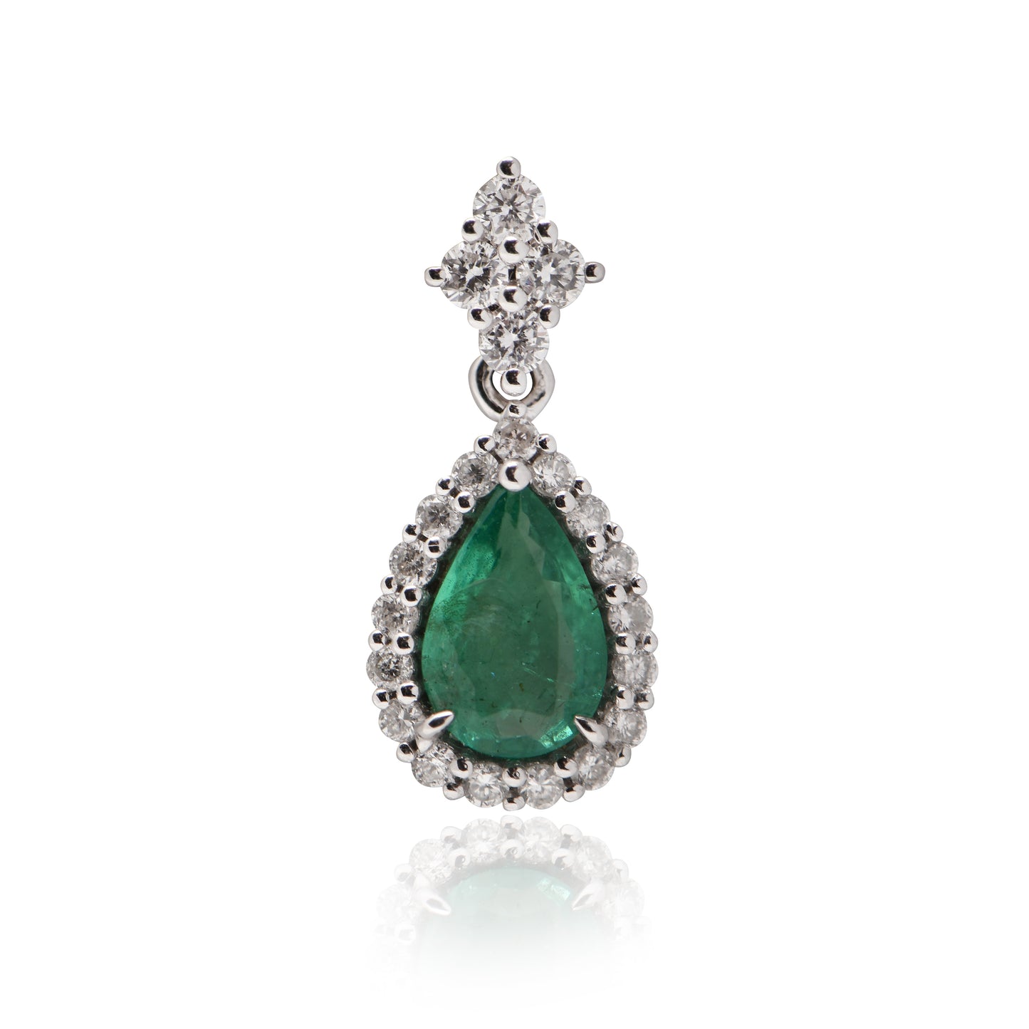 Emerald and Diamond Pendant