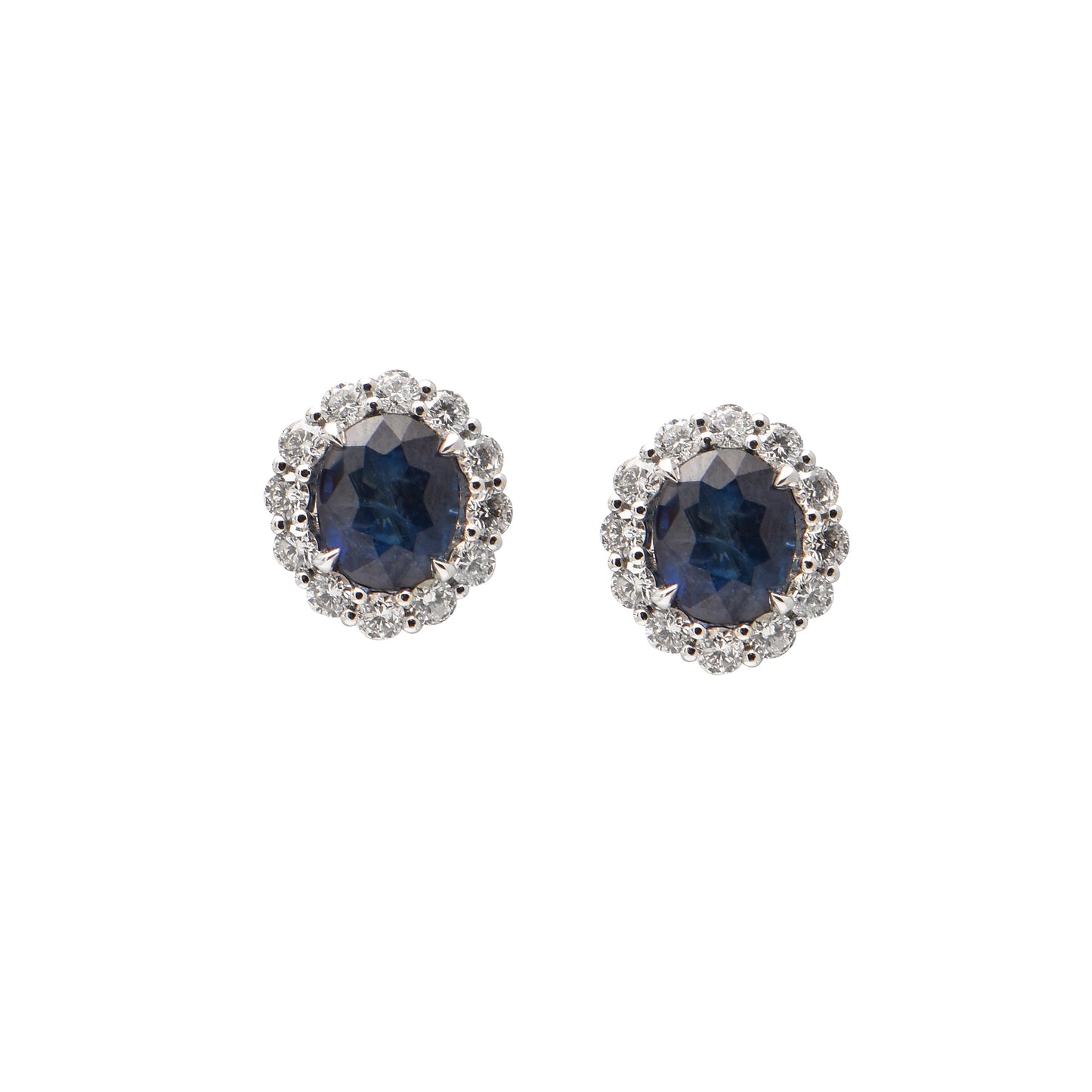 Sapphire and Diamond Earrings