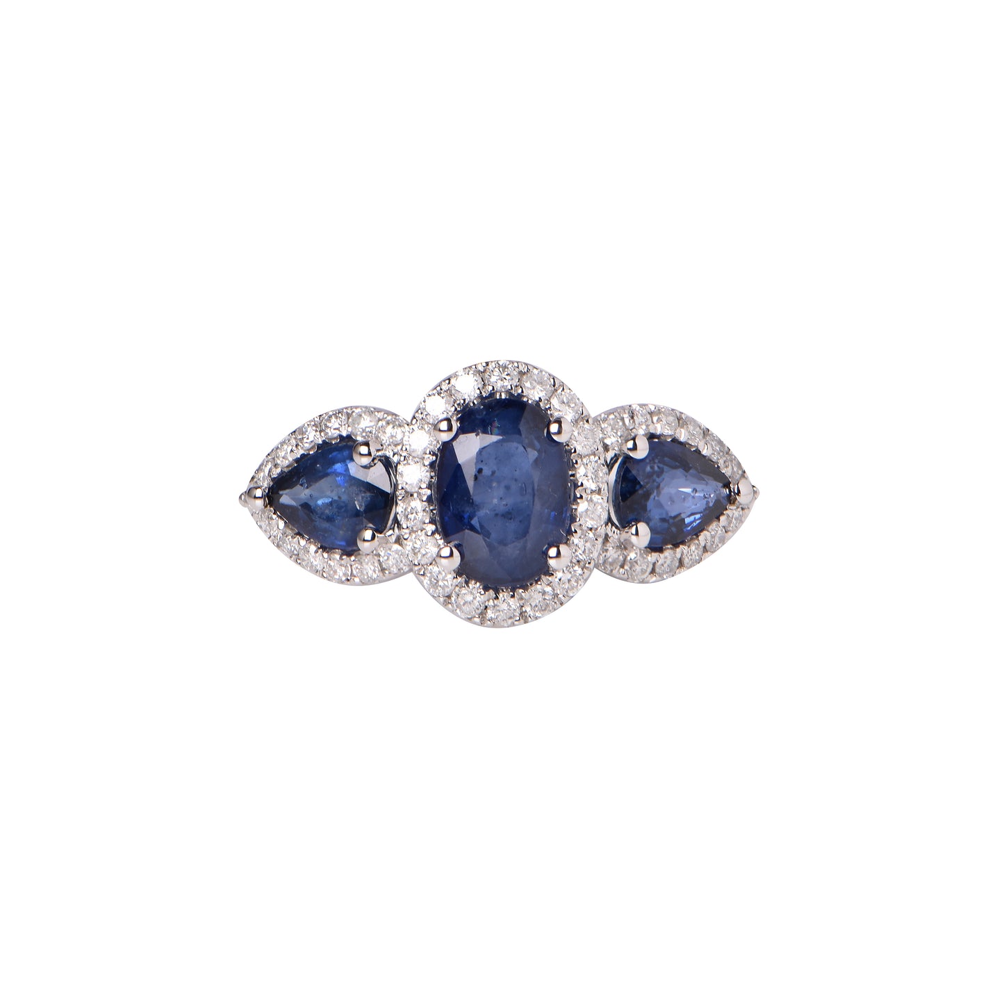 Ceylon Sapphire and Diamond Ring